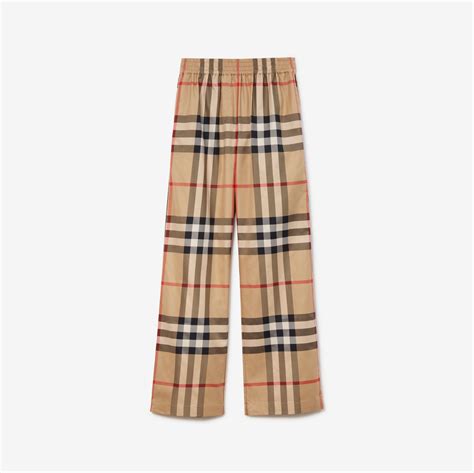 burberry cotton twill trousers.